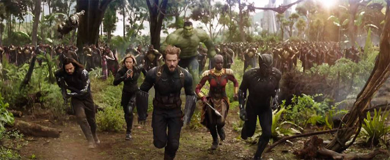 Una de las imágenes falsas que Marvel incluyó en los tráilers para despistarnos.